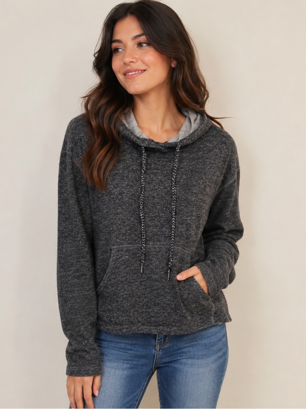 H&M Gray Hoodie Small Women’s skug